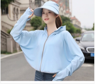 Sunblock Woman 2020 new Summer uv protection breathable Korean version of loose hat sunblock jacket with long sleeves thumbnail