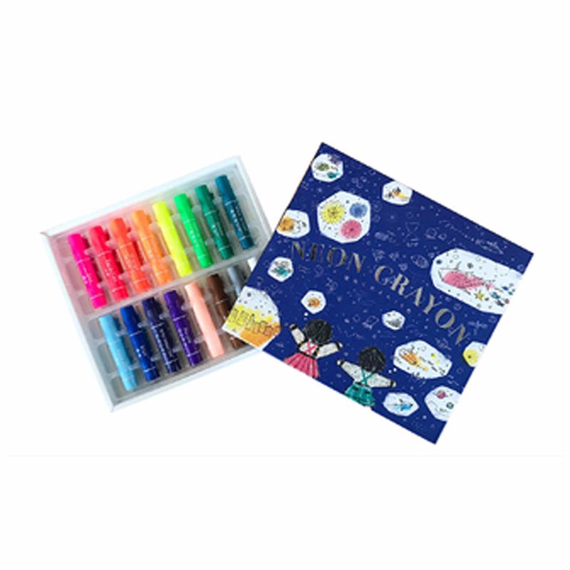 KOKUYO KE-AC31 Fluorescent crayon 16-color set