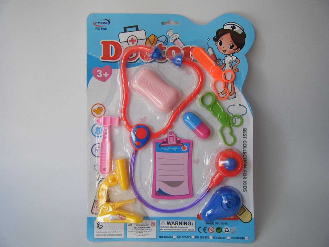 Children's house play dentist Stethoscope Nurse Little Doctor Toy set Girl Boy Baby Medical Kit Injection 326-878