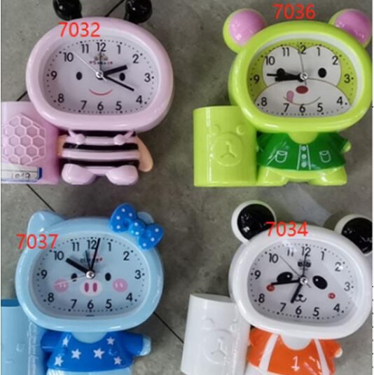 笔筒闹钟7032