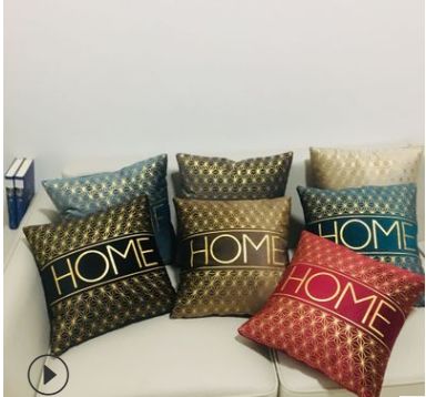 浩娜家纺亚马逊爆款家居荷兰绒纯色抱枕跨境车用靠垫办公室沙发枕