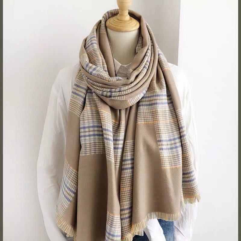 Korean Version Polyester Short Silk Scarf