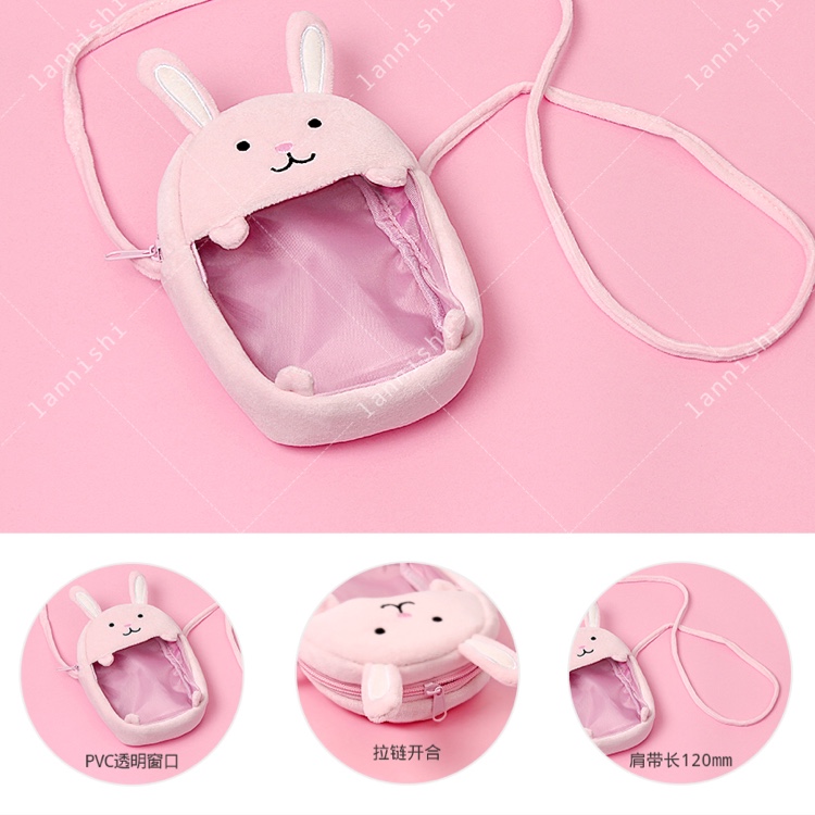 Web celebrity animal crossbody bag rabbit