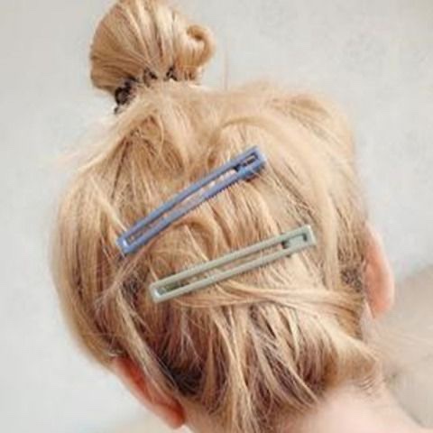 糖果色创意网红简约发卡韩版小清新金属个性头饰森系ins仙女发夹详情图6