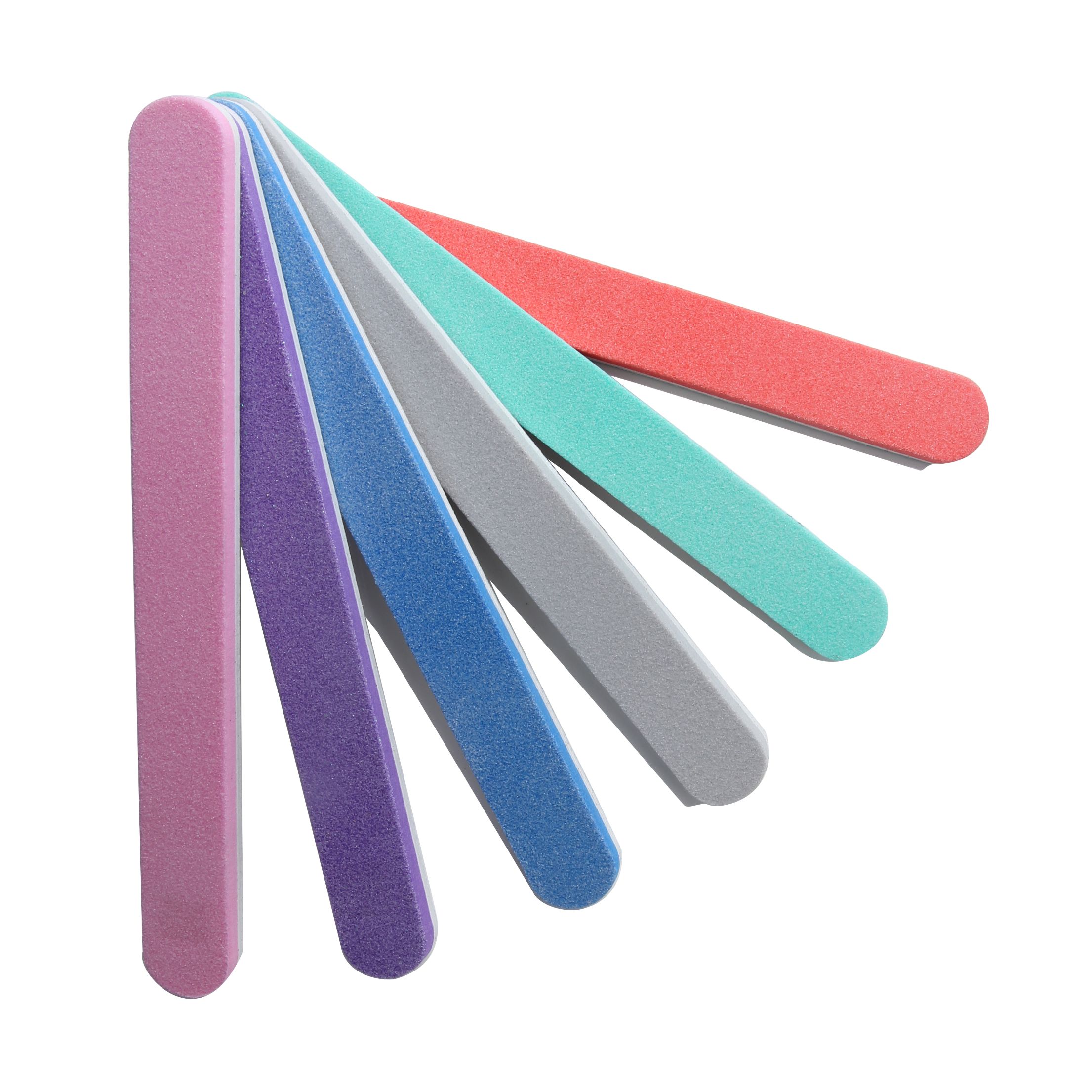 厂家热销海绵挫指甲锉 海绵锉条打磨条修型锉 多种颜色可选可定制