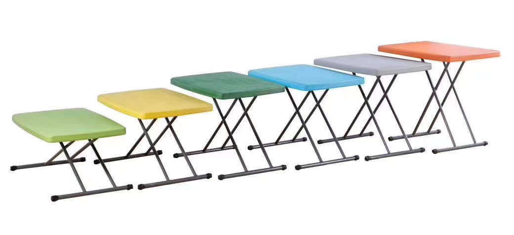 折叠桌子 便携式小餐桌 可升降电脑桌 儿童学习桌 简易书桌产品图