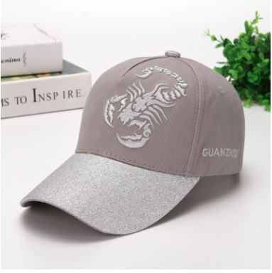 Embroidered baseball cap male scorpion pattern cap outdoor shopping hiking shopping sun hat lovers outing thumbnail