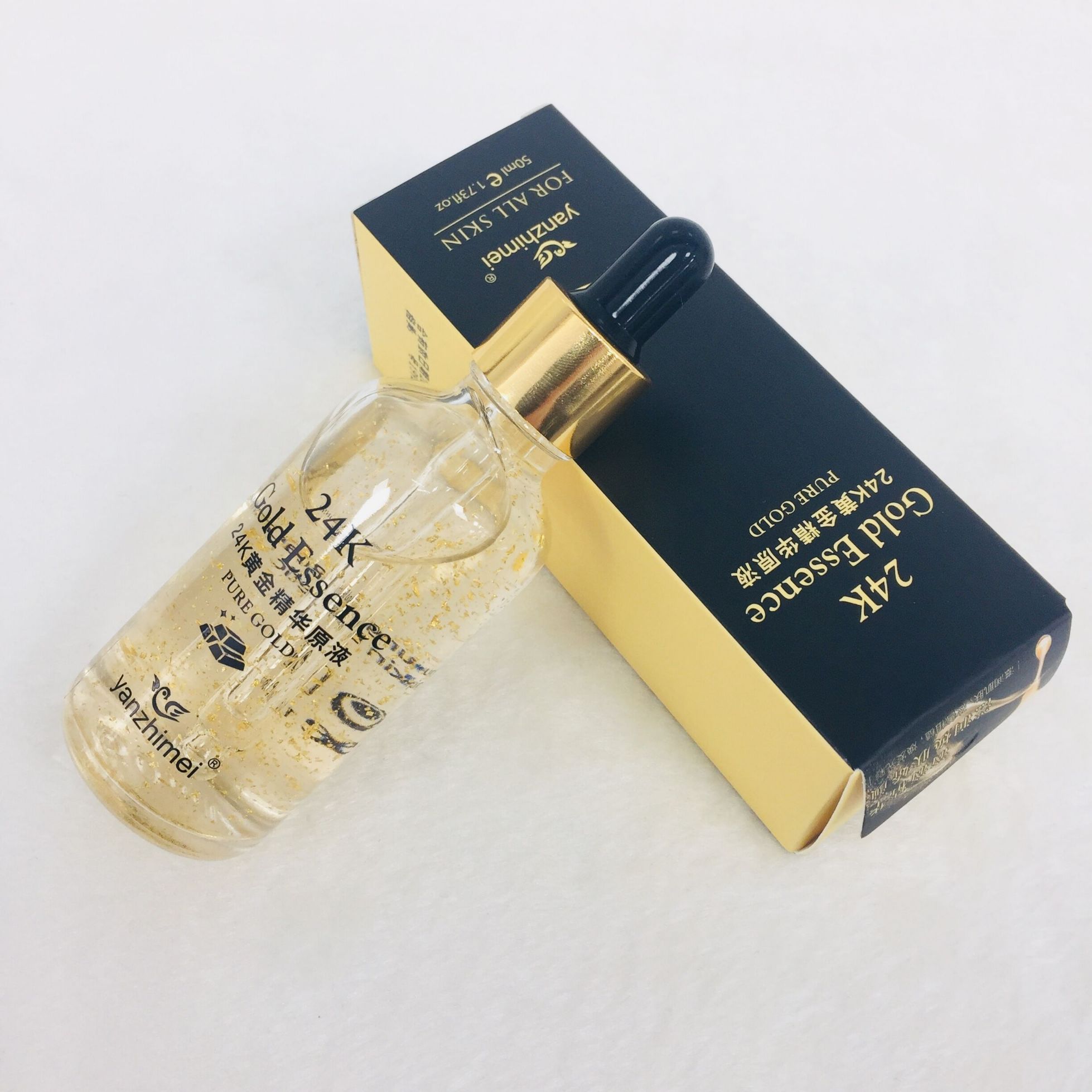 颜之美 24K黄金胜肽精华液保湿金箔原液 补水精华液OEM ODM详情4