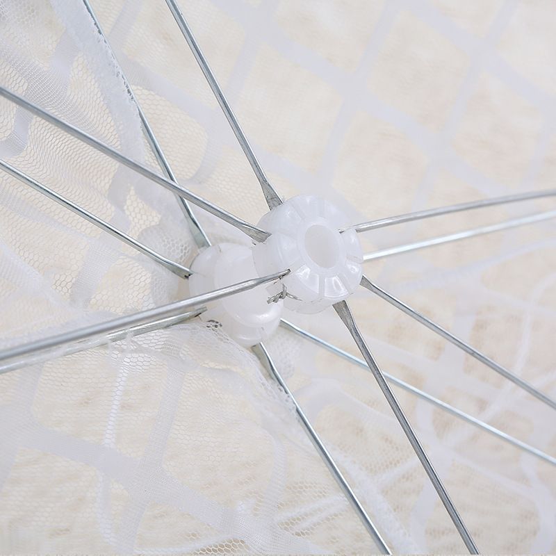 定制婴儿床蚊帐宝宝防蚊网罩可折叠网布伞罩无底通用网格食物罩详情图3