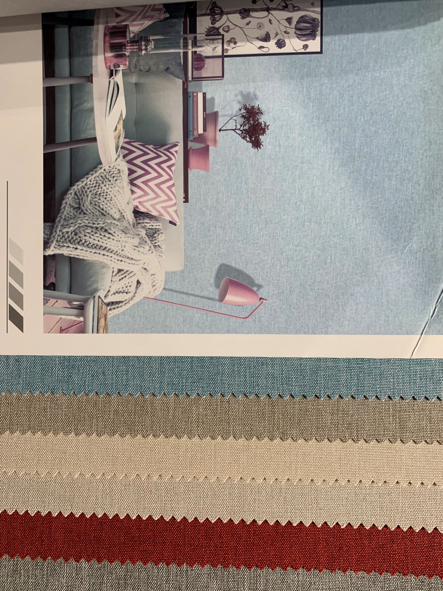 轻奢现代欧式棉麻高精密提花墙布防污防皱防刮防霉处理新型墙布详情图4