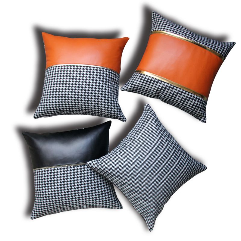 Thousand Bird Lattice Throw Pillow Cushion Nordic Style Classic Home Pillow Sofa Cushion Living Room Headboard details Picture