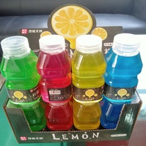 Transparent black orange juice