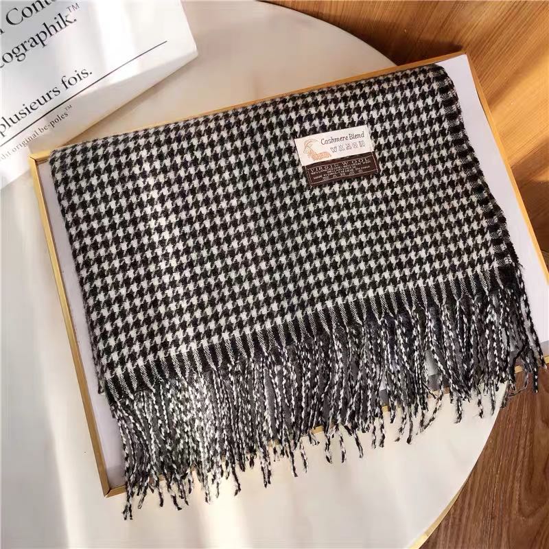Women's Shawl Autumnwinter Coat With Casual Fashion Explosion Scarf