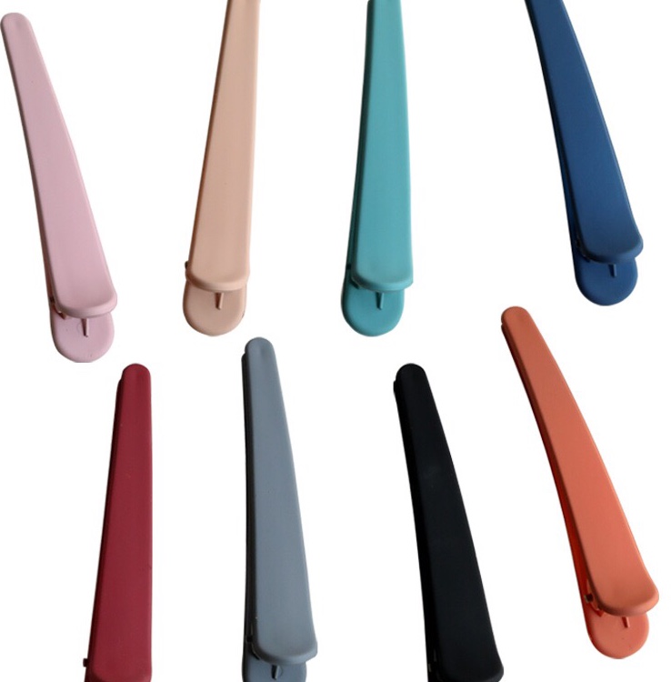 Korean Simple Matte Hair Clip Clip Headpiece One-Line Clip Bangs Clip Broken Hair Clip Children's Side Clip Clip Hair Accessories