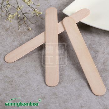 Jiehao bamboo factory direct sales 200mm large tongue depressor toy stick ice cream stick original wooden stick toy board thumbnail