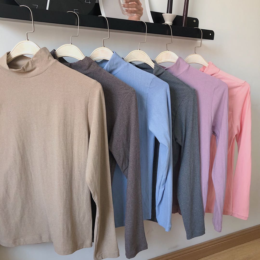 Suya Han Version Autumn And Winter High Collar Warm Cationic Underwear Specification drawing