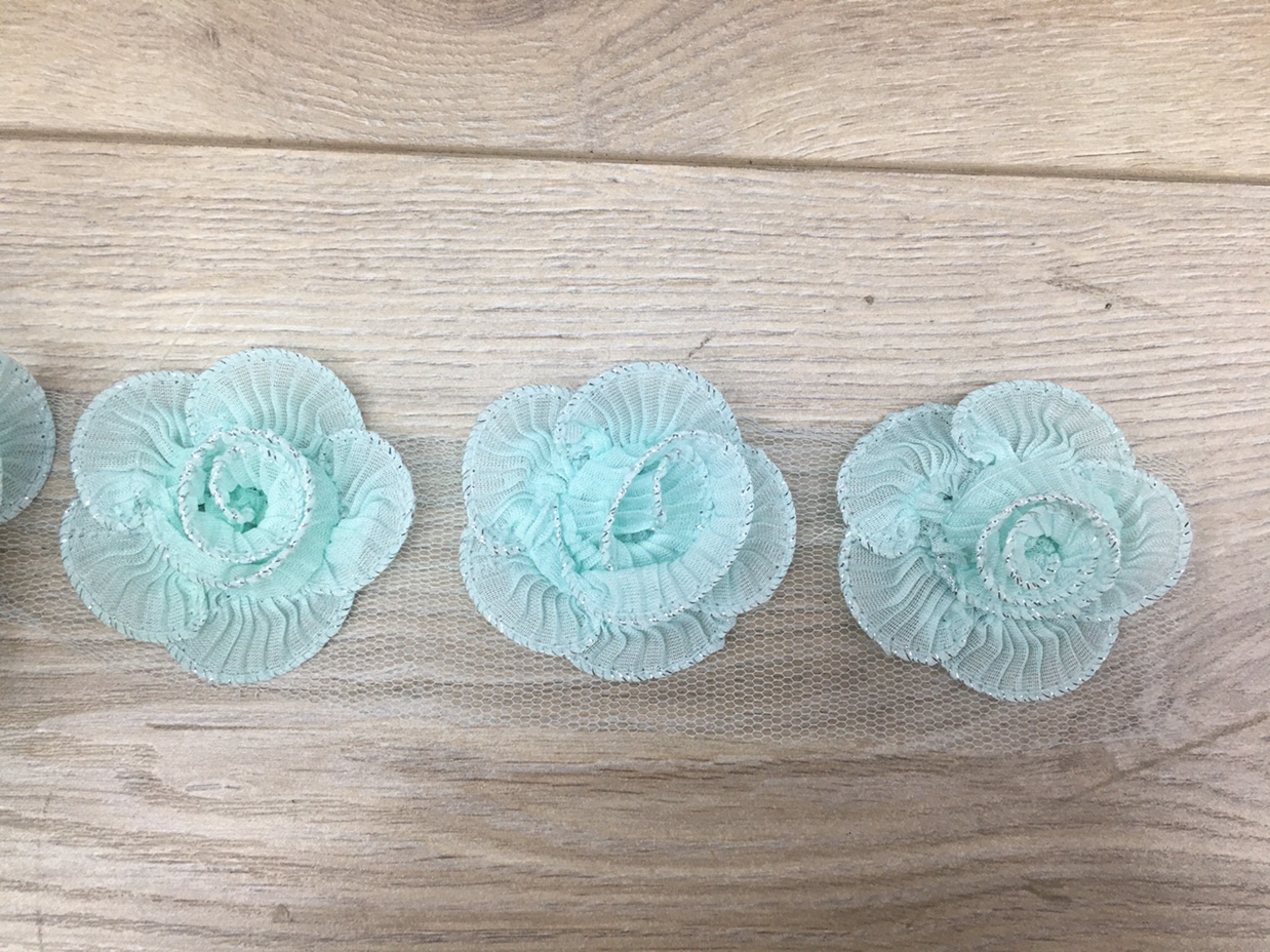 Hand chiffon flower