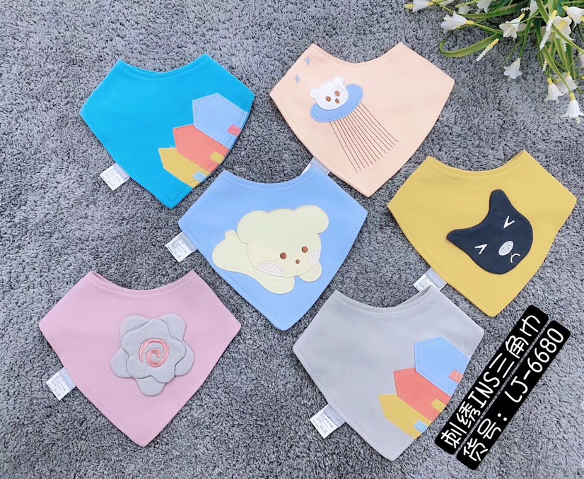 Triangle Towel, Pure Cotton, Saliva Towel, Bib Suitable For Baby Use