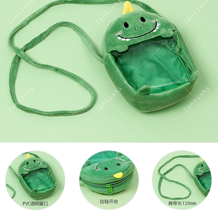 Web celebrity animal crossbody bag - dinosaur