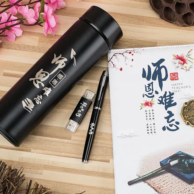 教师节礼物实用创意纪念品笔记本套装细节图