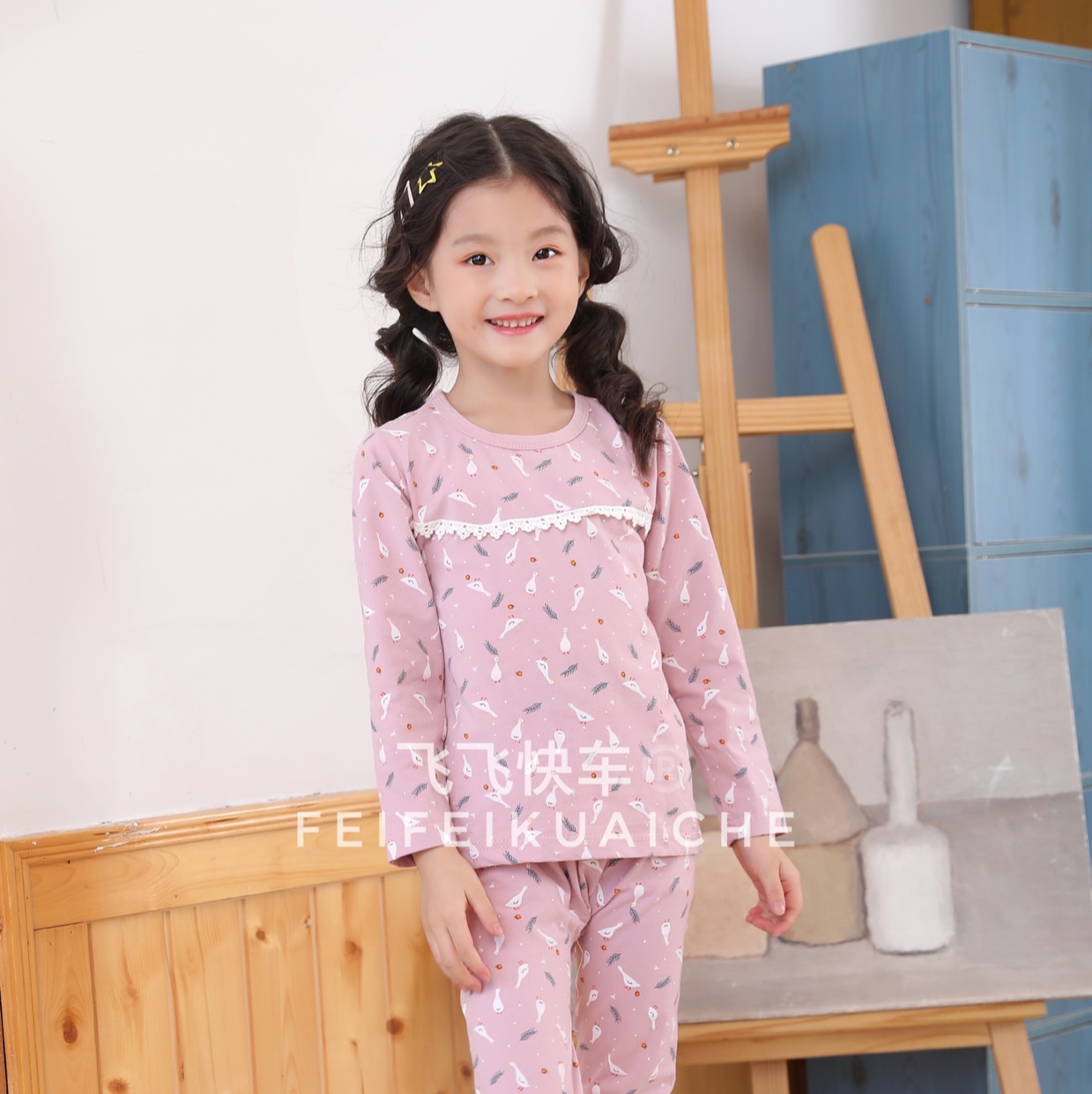 Feifei Express brand children's underwear, thermal underwear and long Johns set factory direct sales Specification image