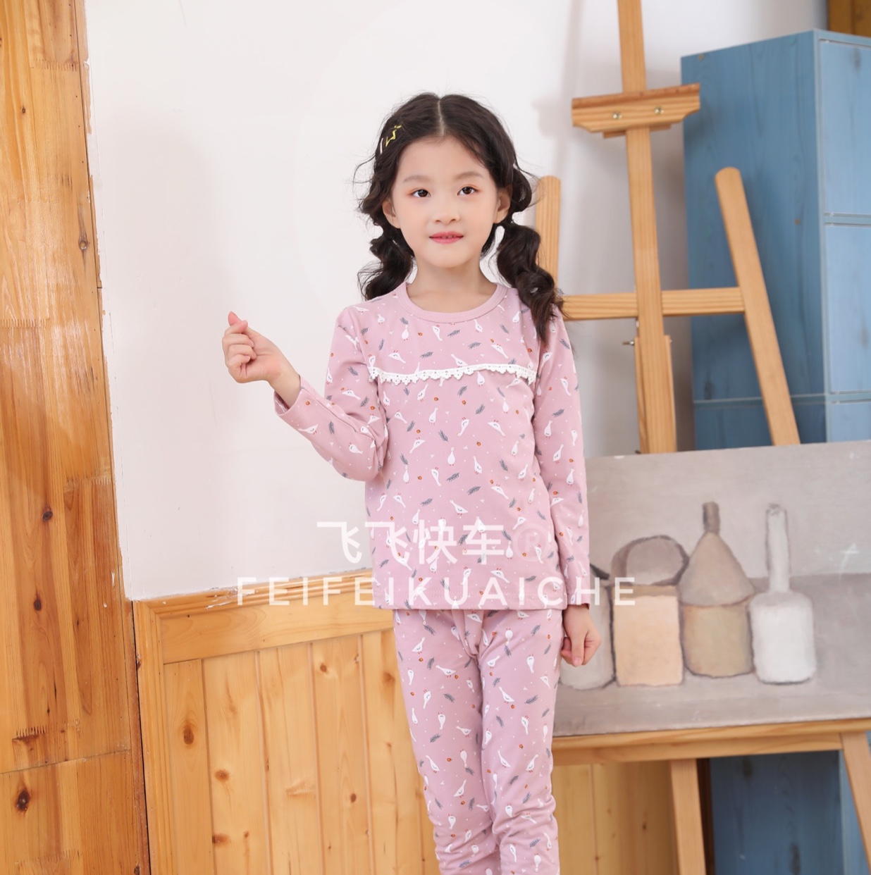 Feifei Express brand children's underwear, thermal underwear and long Johns set factory direct sales Application Scenario