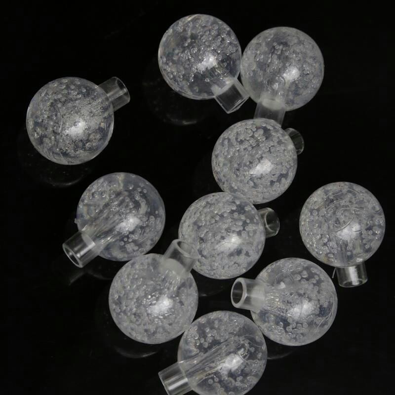 Manufacturers direct 24MM half hole bubble ball ball led lights accessories bubble bead lamp string modeling bubble ball