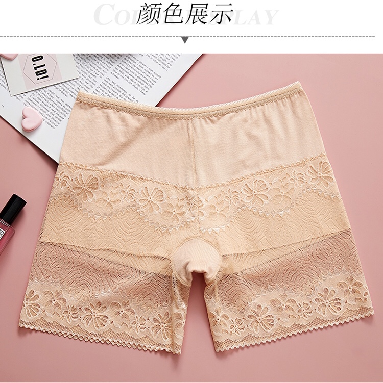 Modal Sexy Lace Leggings Thin Safety Pants For Women 3670# Specification drawing