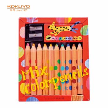 KOKUYO MIX Color pencil 10 color KE-AC1