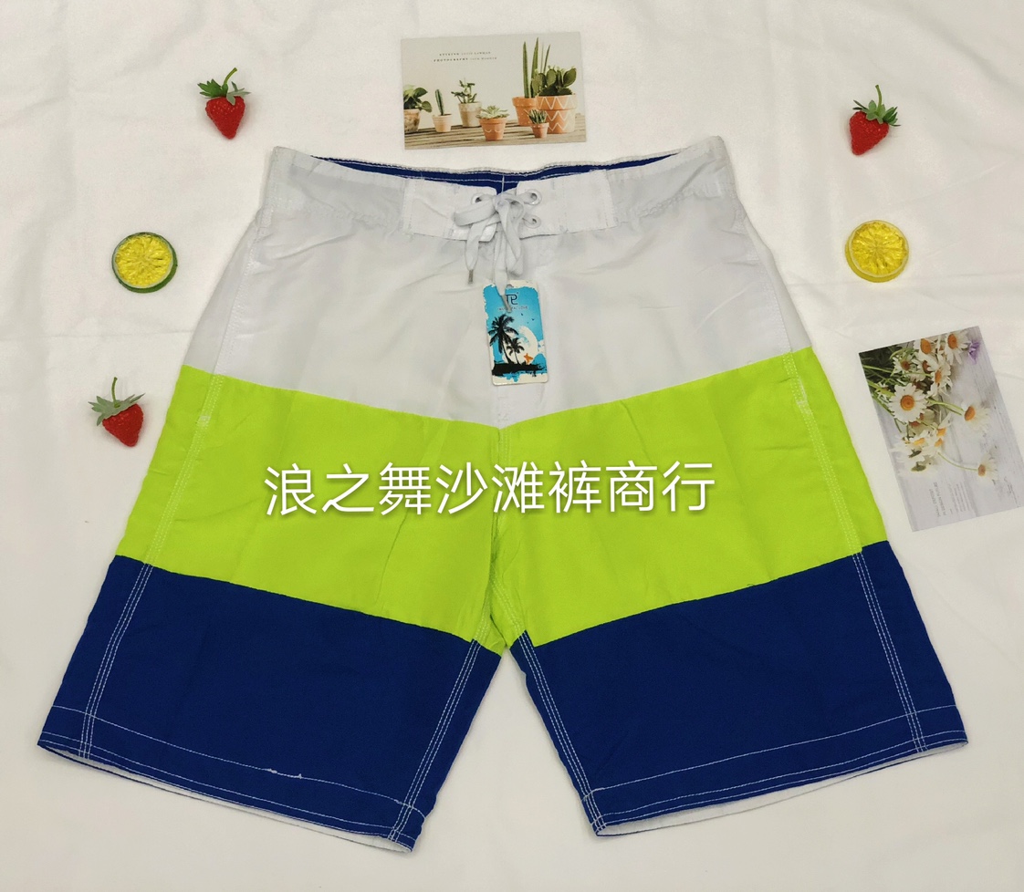 男式沙滩裤实物图