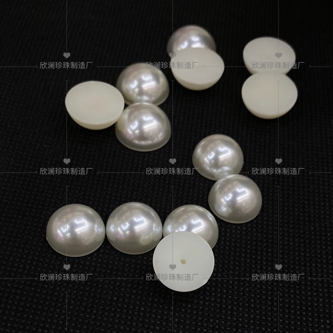 Manufacturers Direct Sales Imitation Pearl Semi-Circle High Bright Pearl Diy Jewelry Accessories Manufacturers Wholesale