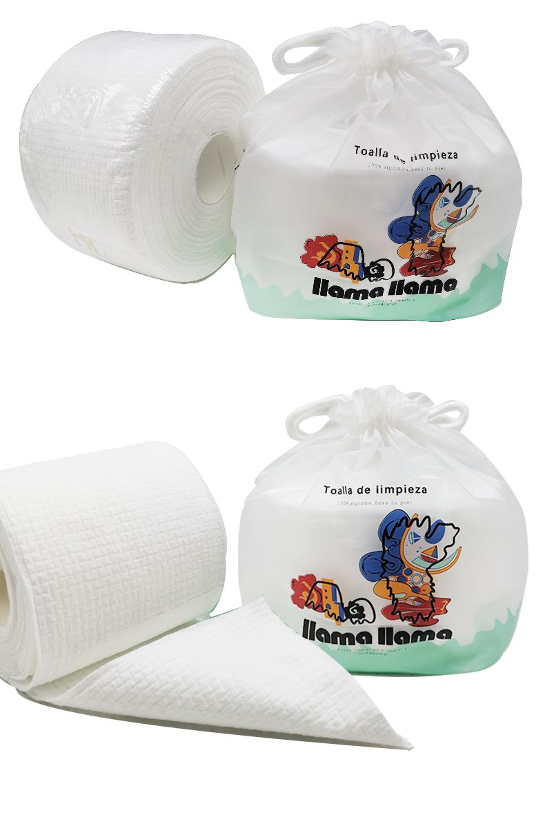 llama face towel 200g*36 packs/box 75 pieces per roll towel detail image 12