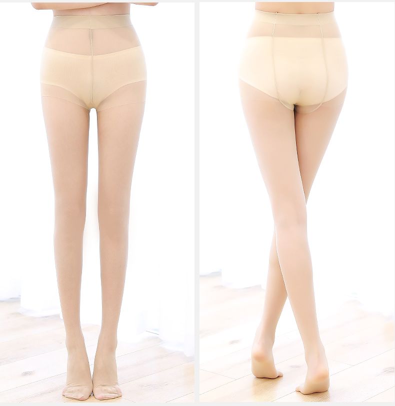 丝袜女任意剪菠萝连裤袜夏季超薄款天鹅绒防勾丝肉色长筒袜子代发详情图9