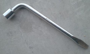 L-shaped wrench