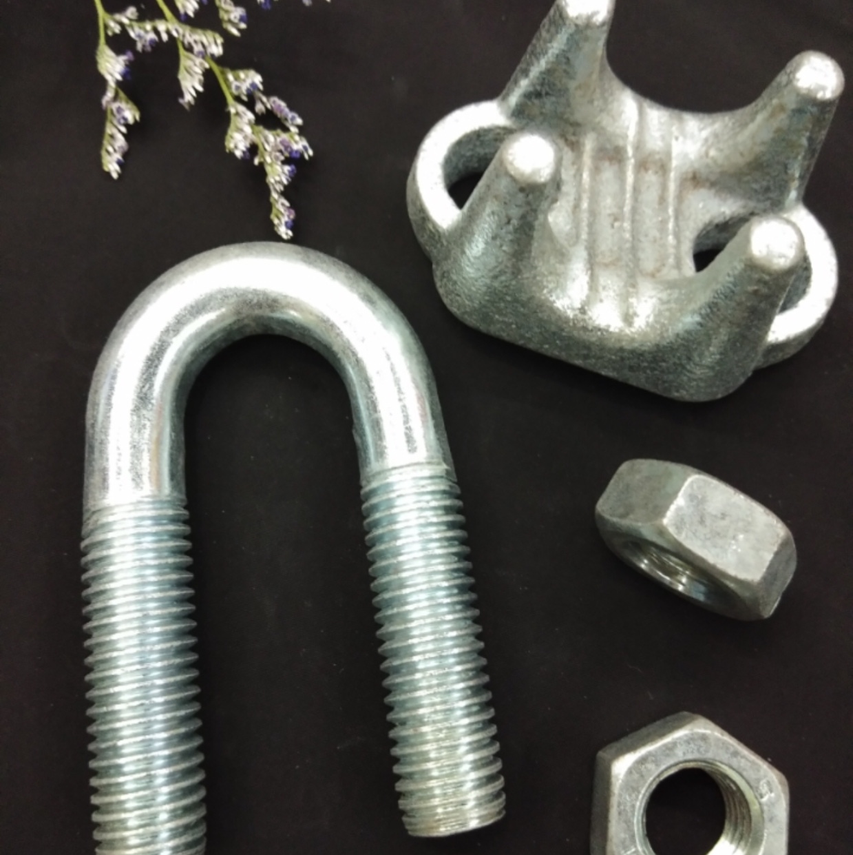 10mm 741 clamp head wire rope clamp head national standard clamp head lifting sling U-shaped clamp head undefined