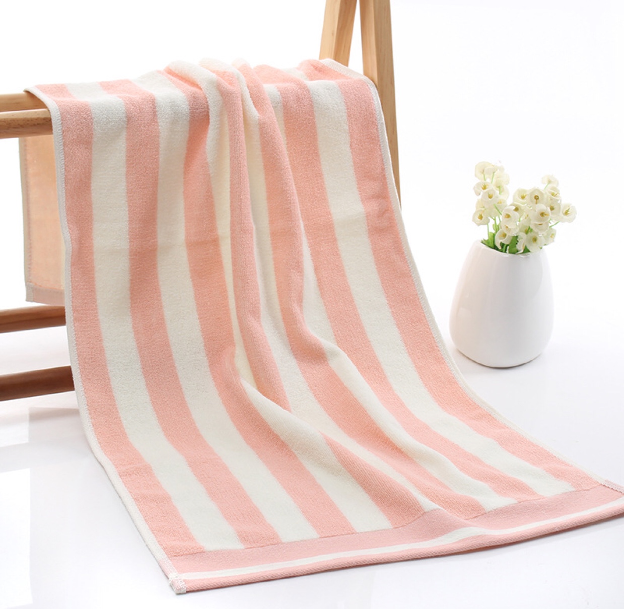 Striped couple towels Item Picture