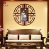 80*80 Peace Ruyi New Chinese Jade Carving Painting Living Room Dining Room Decorative Painting Corridor Teahouse Hanging Relief Painting details Picture