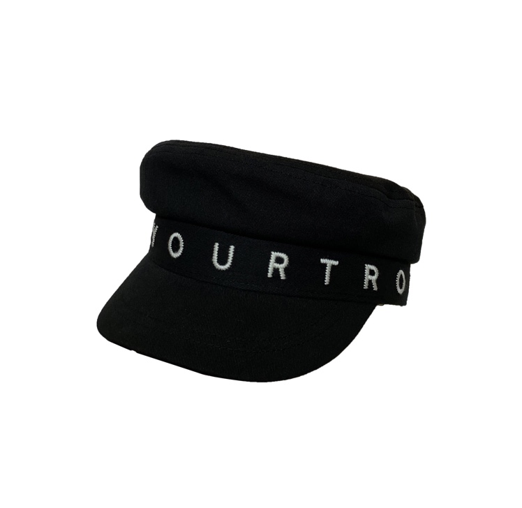 Hat Women's Summer Thin Letter Navy Hat Day Series All Fashion Retro British Octagon Duck Tongue Beret Specification drawing