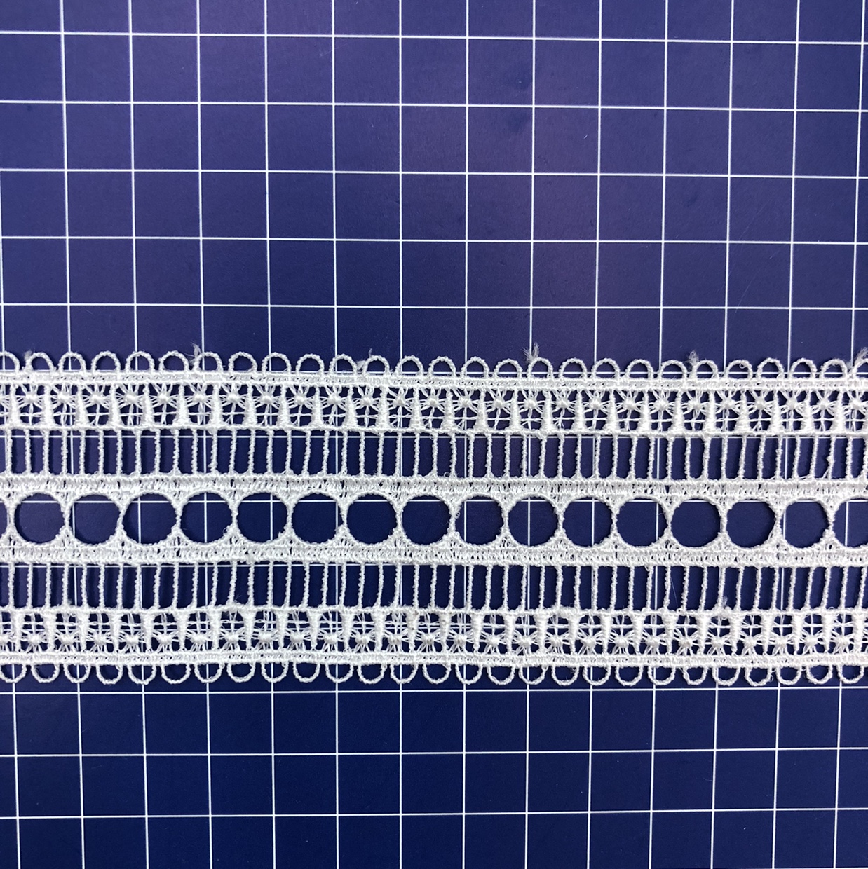 New circular Surat lace Guangdong cotton thread embroidery water-soluble clothing accessories 5 details Picture