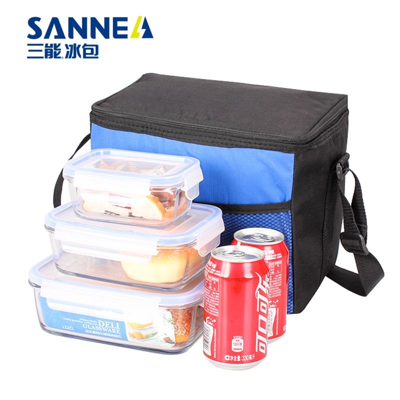 SANNE's new insulated lunch box bags, outdoor cold picnic bags, PEVA bento bags, insulated bags, hand-held ice packs Item Picture