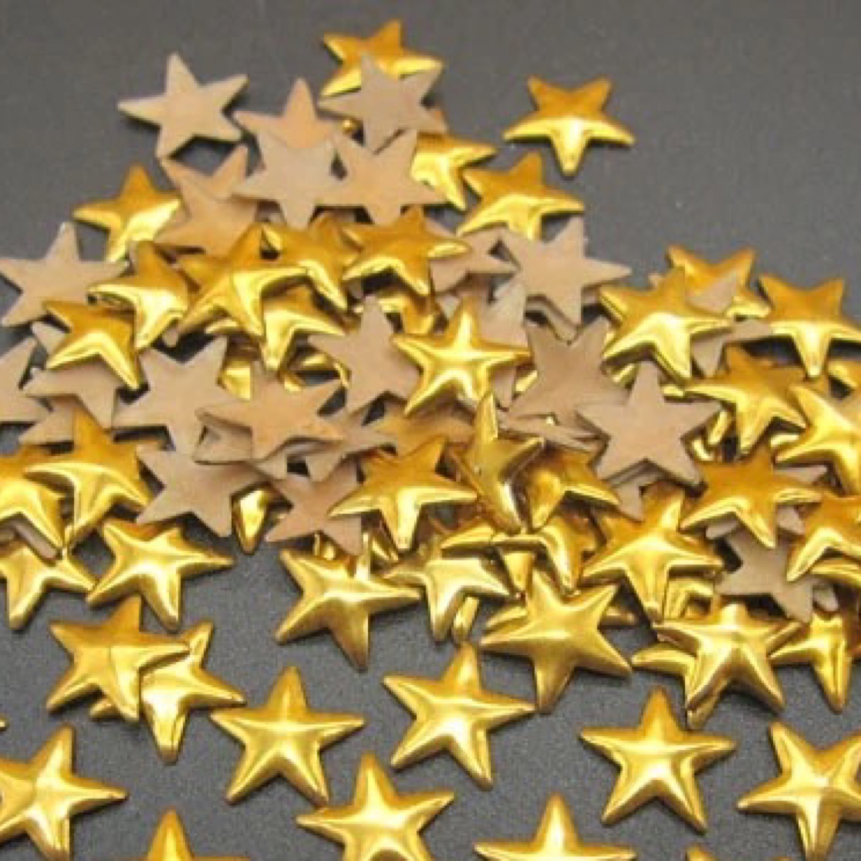Pentagon Aluminum Sheet Iron Sheet Gold 8Mm Folk Dance Handmade Shoes And Hats Clothing Accessories Diamond Diy Material Bag details Picture