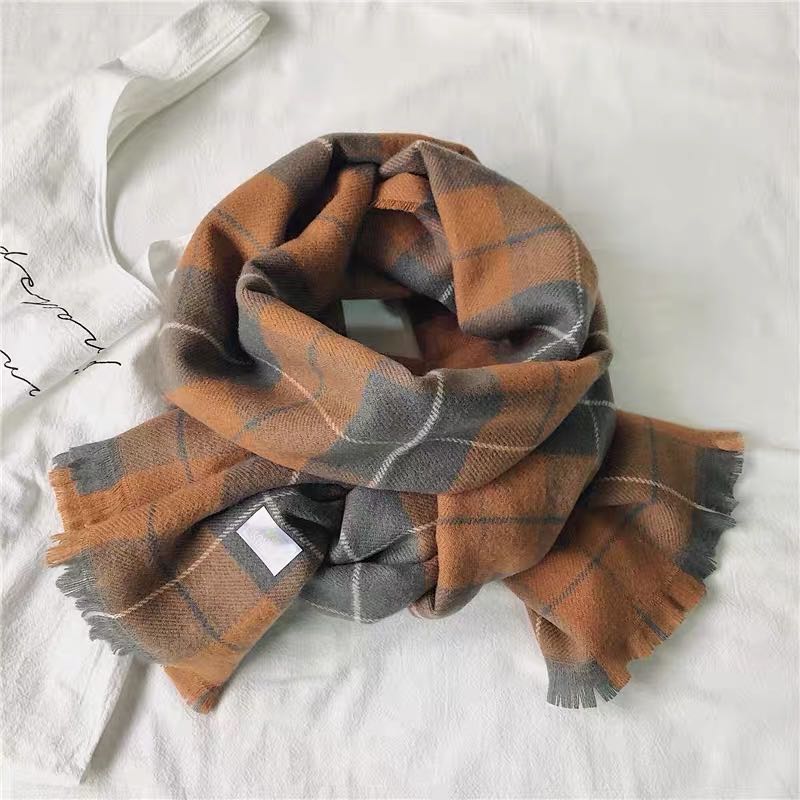 English Check Patchwork Long