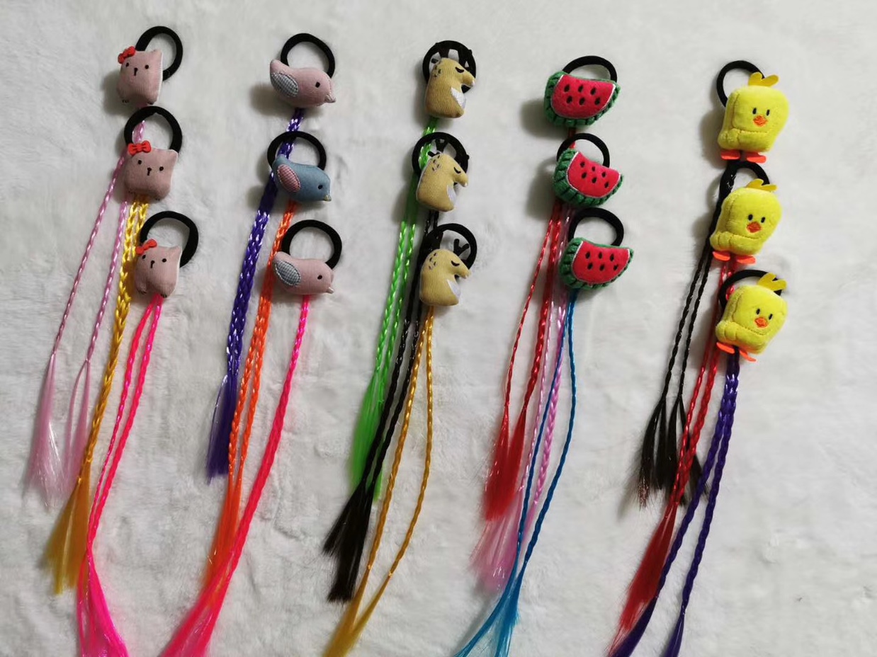 Cartoon accessories for false braids