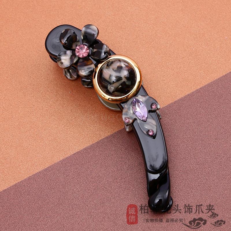 Large banana clip, vertical clip, ponytail hair clip, anti-slip water diamond clip, hair accessory, hairpin, twist clip, small vertical clip Specification image