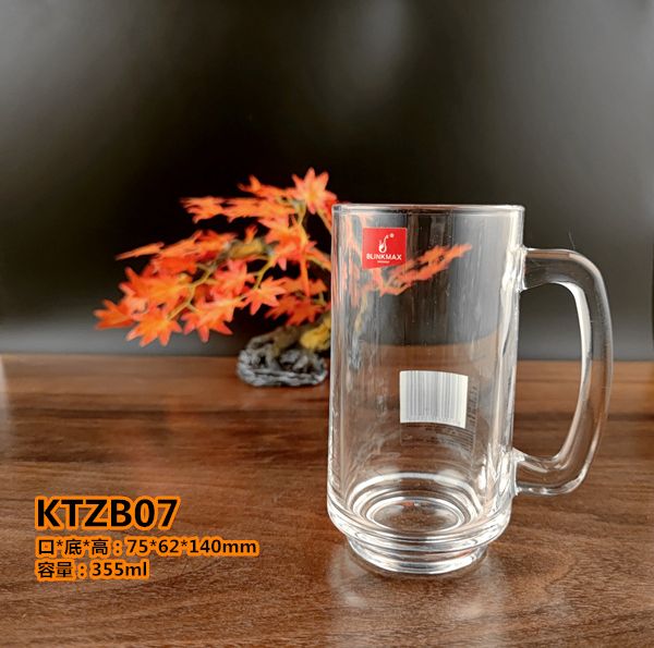 丽尊 Blinkmax 玻璃把杯 啤酒把杯 茶饮杯 饮料杯 泡茶杯 KTZB07