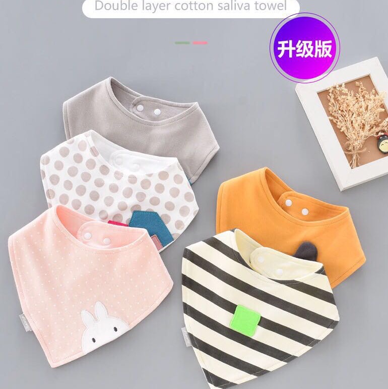 三角巾，全棉三角巾，口水巾，小宝宝围兜
