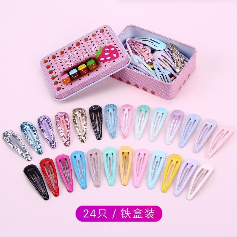 彩色发夹网红BB夹韩国少女心顶夹蹦迪头饰成人儿童ins刘海卡子详情图8