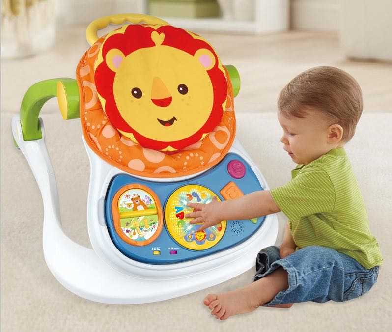 多功能四合一智能婴儿宝宝手推学步车 儿童餐桌椅益智玩具详情图1