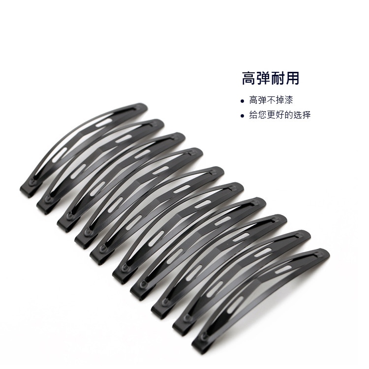 韩版成人BB发夹发卡头饰边夹饰品刘海夹卡子女士BB夹鸭嘴夹一字夹产品图