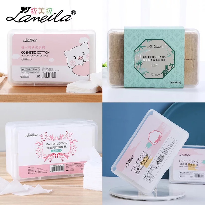 1000 pieces of Lamela cotton pads details Picture